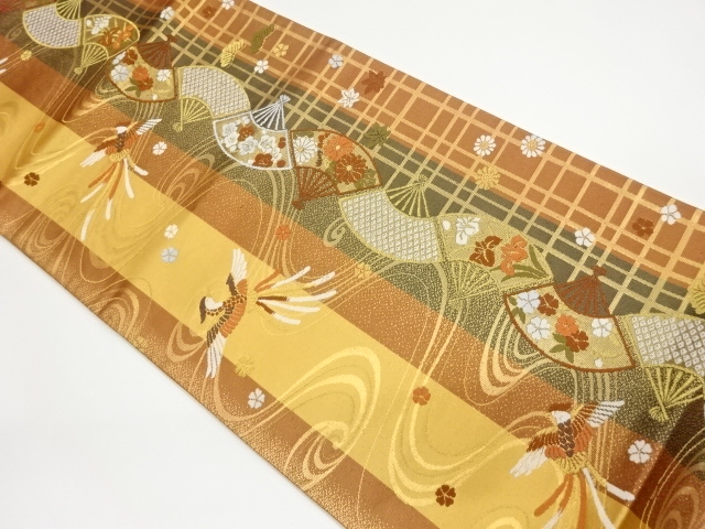 JAPANESE FUKURO OBI / WOVEN STREAM